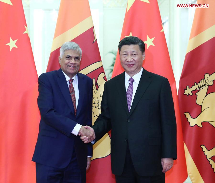 CHINA-BEIJING-XI JINPING-SRI LANKA-MEETING (CN)