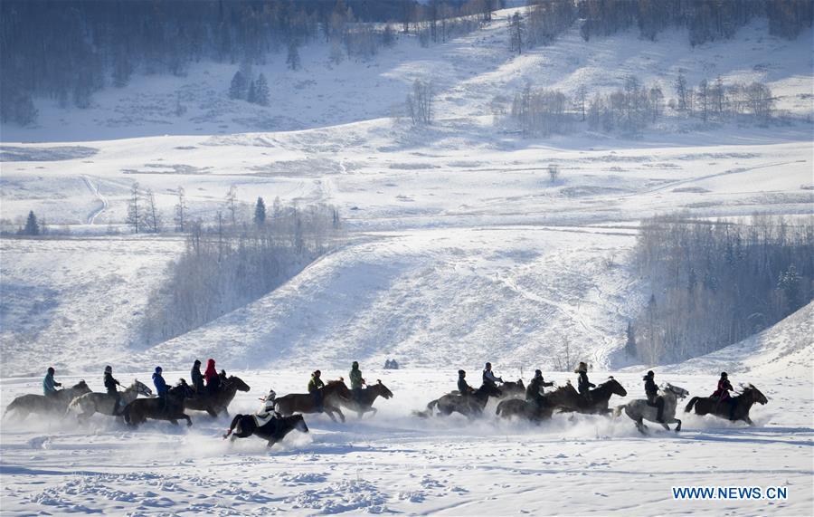 CHINA-XINJIANG-KANAS-WINTER-TOURISM (CN)