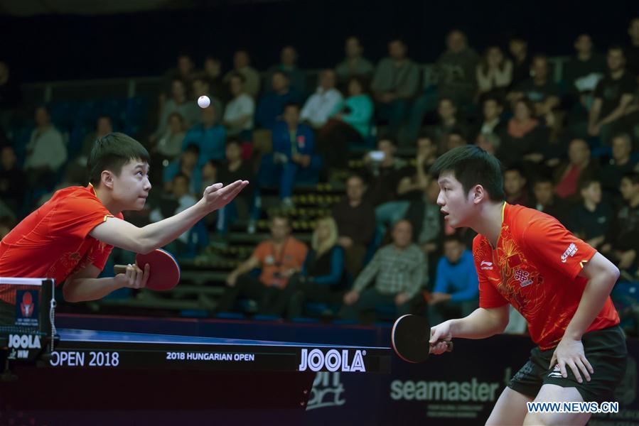 (SP)HUNGARY-BUDAPEST-ITTF WORLD TOUR-HUNGARIAN OPEN-MEN'S DOUBLES