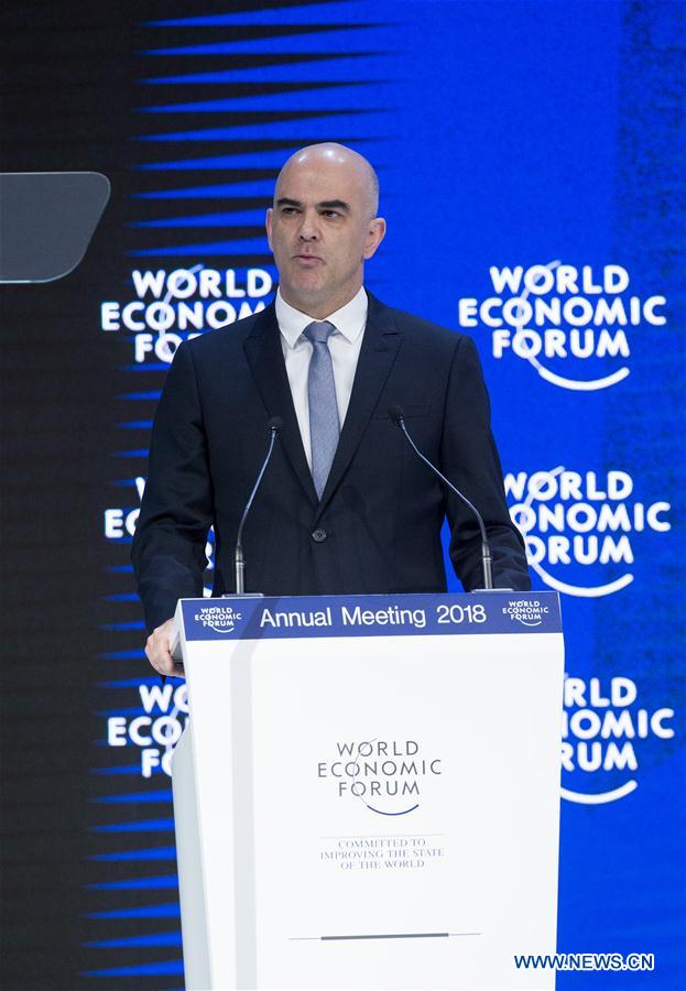 SWITZERLAND-DAVOS-WEF ANNUAL MEETING-OPENNING