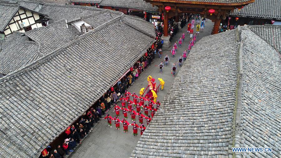 #CHINA-SICHUAN-LANGZHONG-SPRING FESTIVAL (CN)