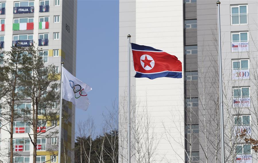 (SP)OLY-SOUTH KOREA-PYEONGCHANG-TEAM WELCOME CEREMONY-DPRK