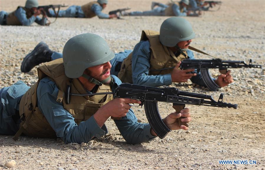 AFGHANISTAN-HELMAND-LASHKAR GAH-MILITARY TRAINING