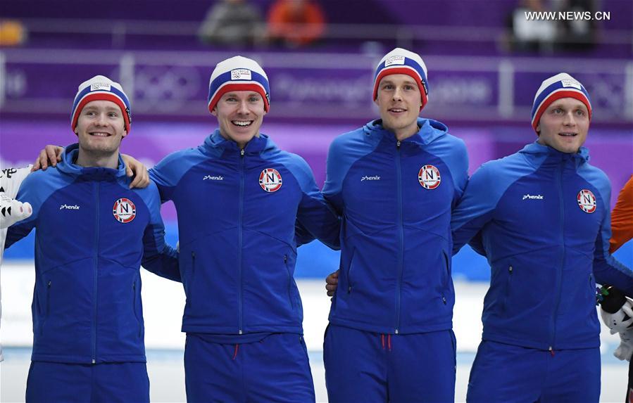 (SP)OLY-SOUTH KOREA-PYEONGCHANG-SPEED SKATING-MEN'S TEAM PURSUIT