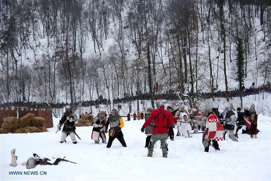 CROATIA-SAMOBOR-BATTLE OF SAMOBOR-RE-ENACTMENT