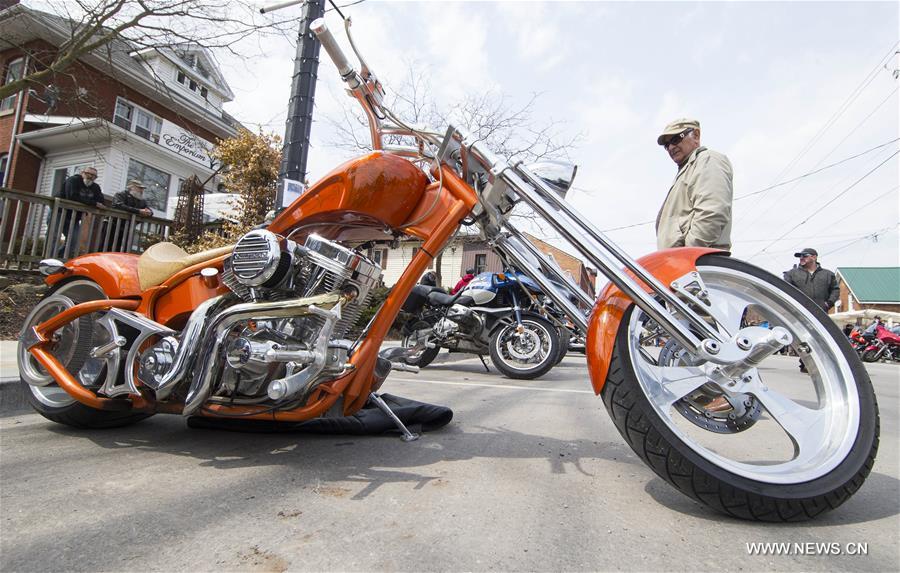 CANADA-PORT DOVER-FRIDAY THE 13TH-MOTORCYCLE RALLY