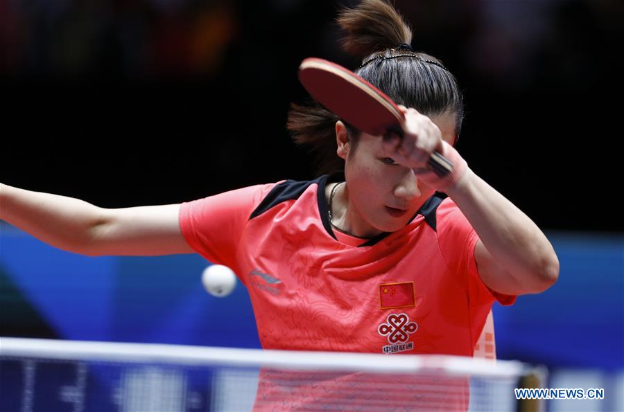 (SP)SWEDEN-HALMSTAD-ITTF WORLD TEAM CHAMPIONSHIPS 2018-WOMEN'S FINAL-CHN VS JPN