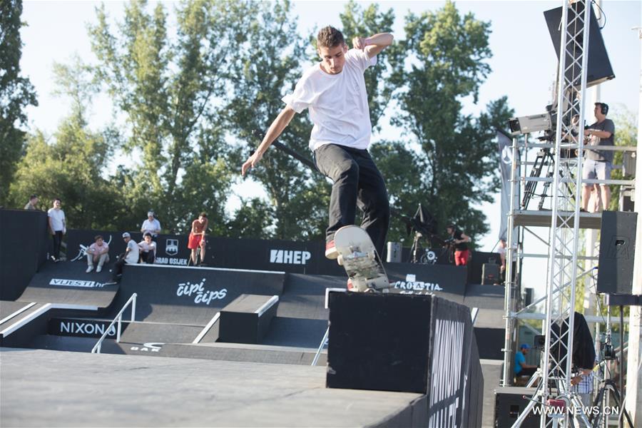 (SP)CROATIA-OSIJEK-SKATE BOARDING-2018 PANNONIAN CHALLENGE