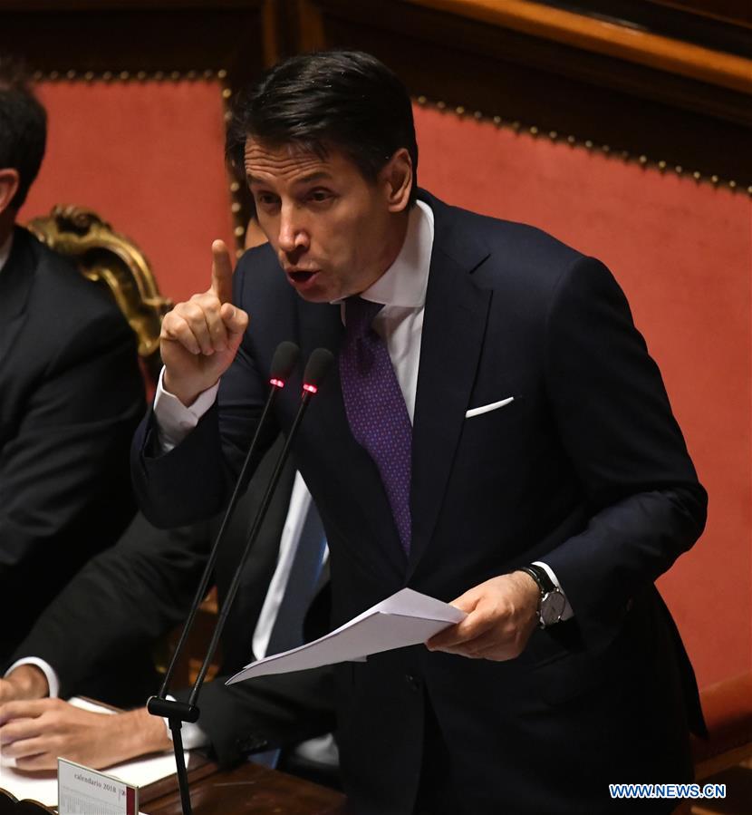 ITALY-ROME-SENATE-GOVERNMENT-CONFIDENCE VOTE