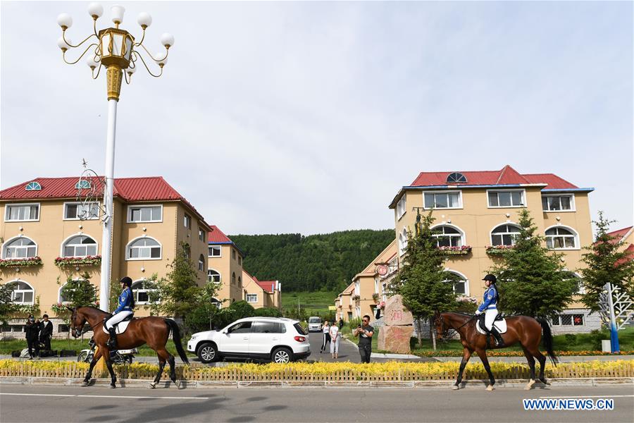 CHINA-INNER MONGOLIA-ARXAN-MOUNTED PATROL UNIT (CN)