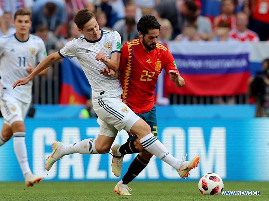 (SP)RUSSIA-MOSCOW-2018 WORLD CUP-ROUND OF 16-SPAIN VS RUSSIA