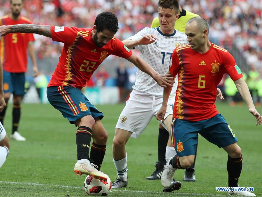 (SP)RUSSIA-MOSCOW-2018 WORLD CUP-ROUND OF 16-SPAIN VS RUSSIA