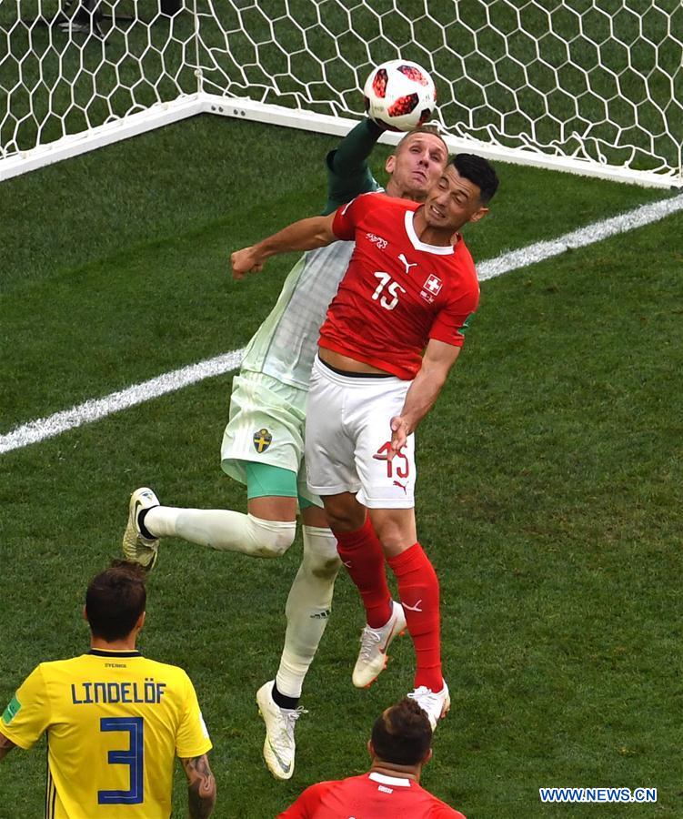 (SP)RUSSIA-SAINT PETERSBURG-2018 WORLD CUP-ROUND OF 16-SWITZERLAND VS SWEDEN