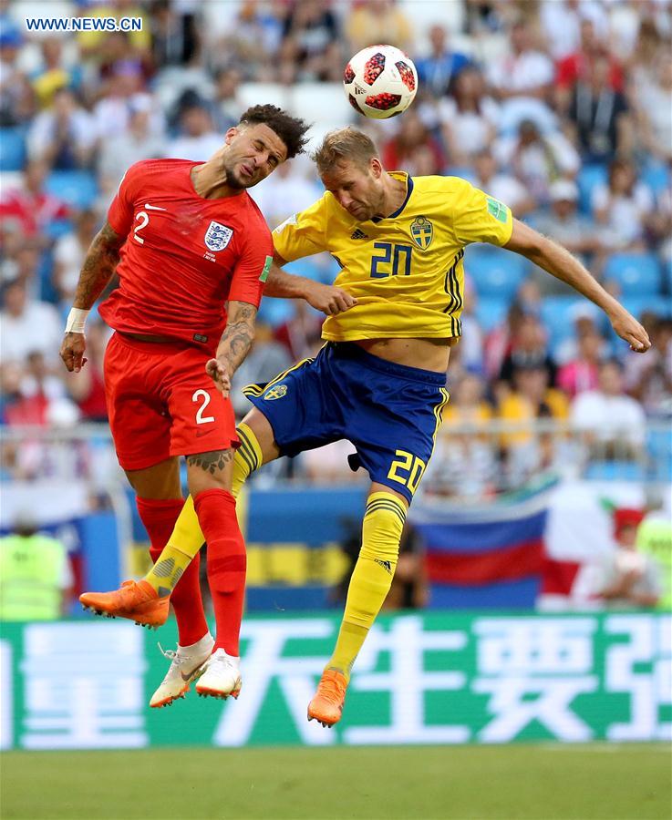 (SP)RUSSIA-SAMARA-2018 WORLD CUP-QUARTERFINAL-SWEDEN VS ENGLAND