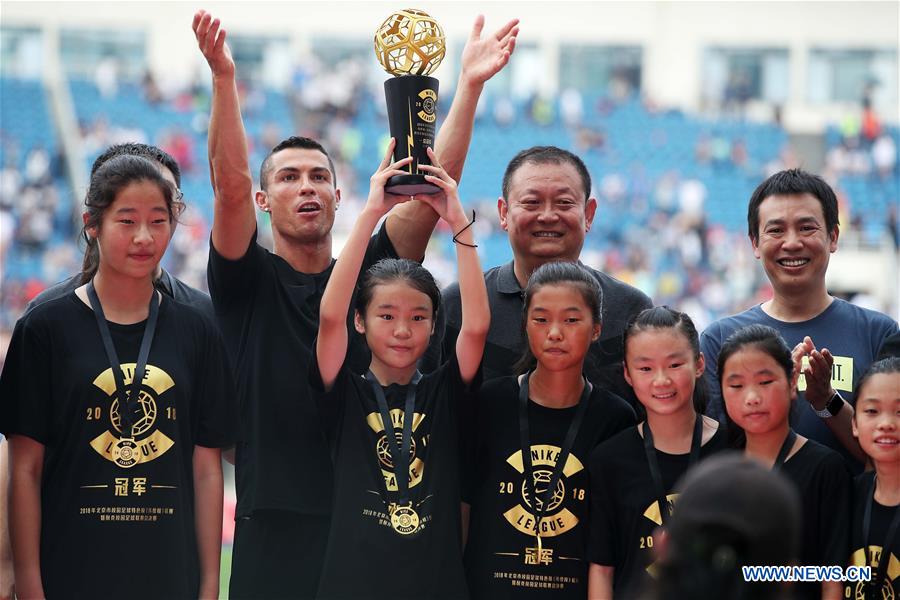 (SP)CHINA-BEIJING-SOCCER-CRISTIANO RONALDO