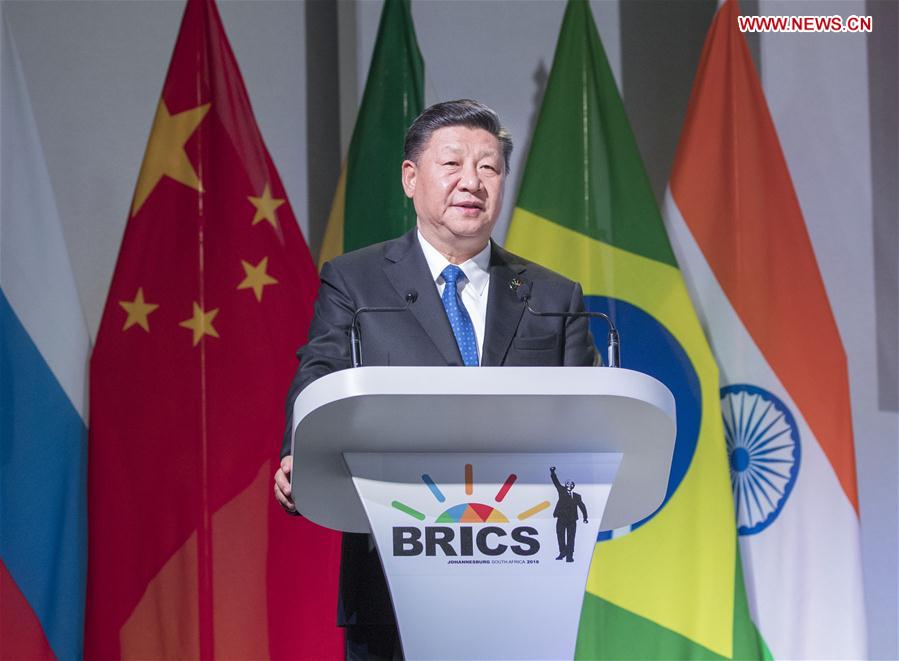 SOUTH AFRICA-JOHANNESBURG-XI JINPING-BRICS BUSINESS FORUM