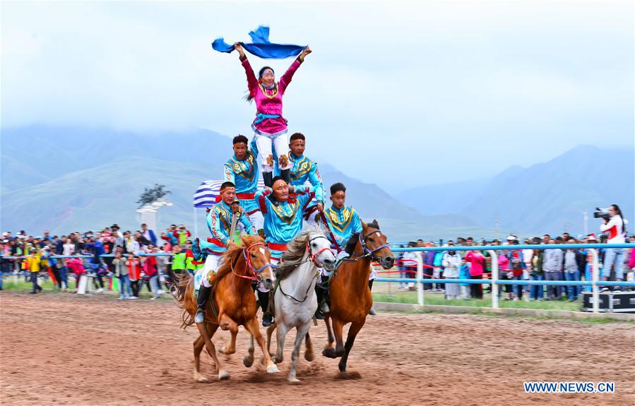 #CHINA-GANSU-SUNAN-MINORITY GROUP-SPORT (CN)