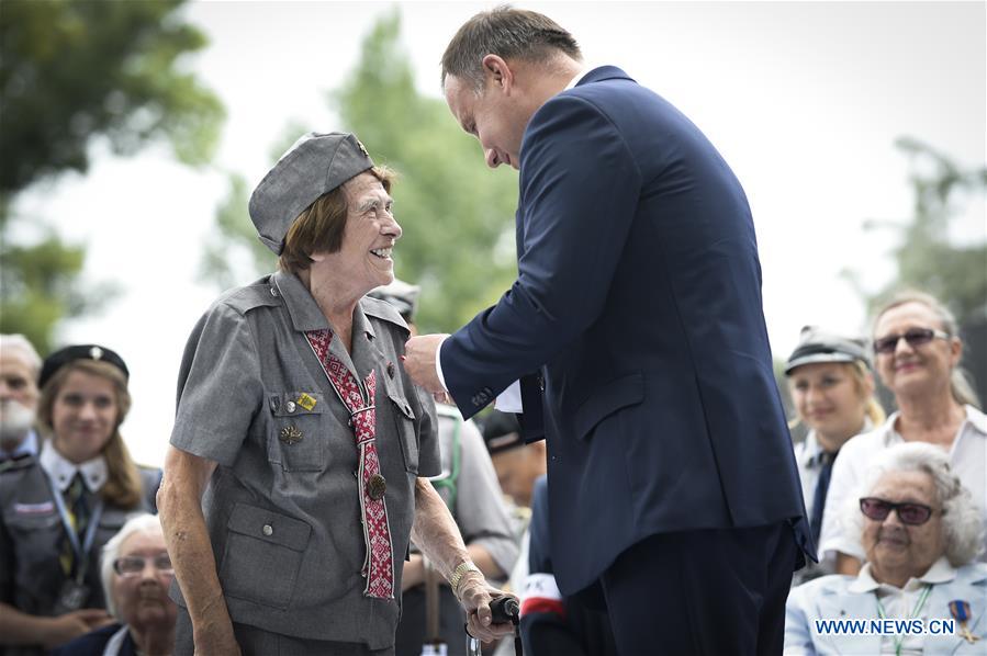 POLAND-WARSAW-WARSAW UPRISING-74TH ANNIVERSARY