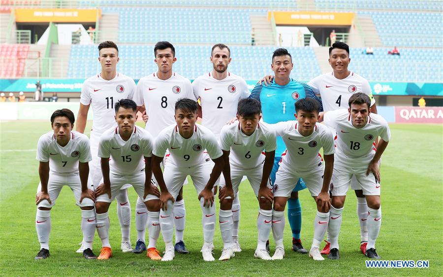 (SP)INDONESIA-BEKASI-ASIAN GAMES-MEN'S FOOTBALL-HONG KONG VS LAOS