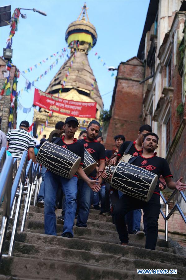 NEPAL-KATHMANDU-CULTURE-GUNLA FESTIVAL