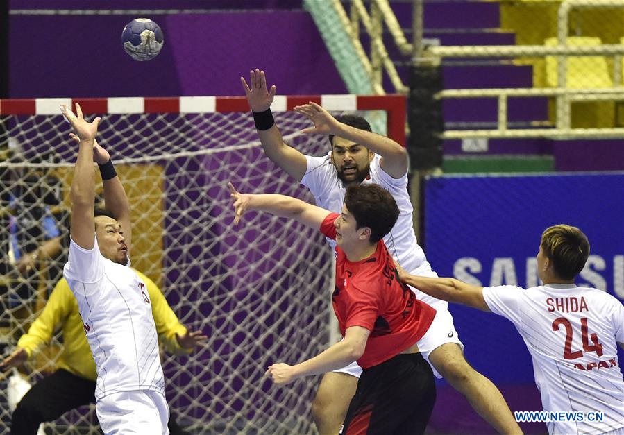 (SP)INDONESIA-JAKARTA-ASIAN GAMES-HANDBALL-JAPAN VS SOUTH KOREA