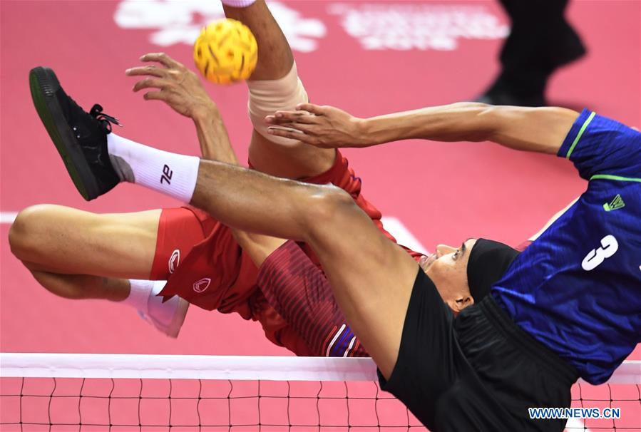 (SP)INDONESIA-PALEMBANG-ASIAN GAMES-SEPAKTAKRAW