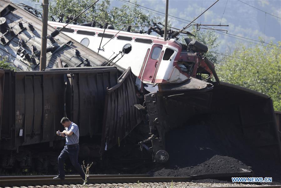 BOSINIA AND HERZEGOVINA-DONJA JABLANICA-TRAIN-COLLISION