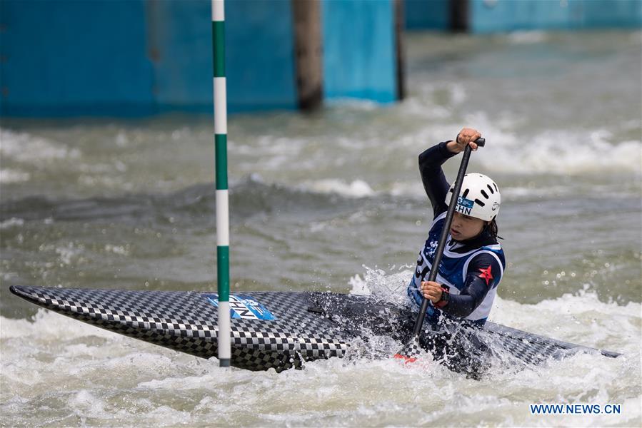 (SP)INDONESIA-WEST JAVA-ASIAN GAMES-WOMEN'S CANOE SINGLE