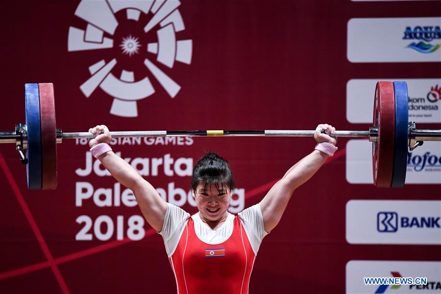 (SP)INDONESIA-JAKARTA-ASIAN GAMES 2018-WEIGHTLIFTING