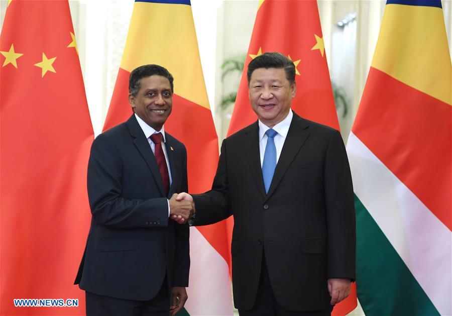 CHINA-BEIJING-XI JINPING-SEYCHELLES-PRESIDENT-MEETING (CN)