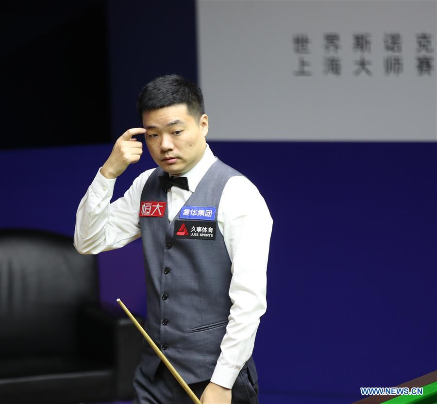 (SP)CHINA-SHANGHAI-SNOOKER-SHANGHAI MASTERS 2018 (CN)