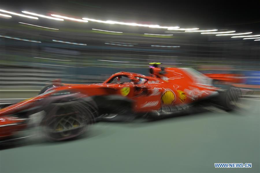 (SP)SINGAPORE-F1-SINGAPORE GRAND PRIX NIGHT RACE-PRACTISE