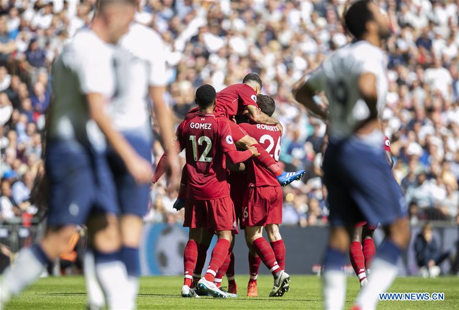 (SP)BRITAIN-LONDON-FOOTBALL-PREMIER LEAGUE-HOTSPUR VS LIVERPOOL 