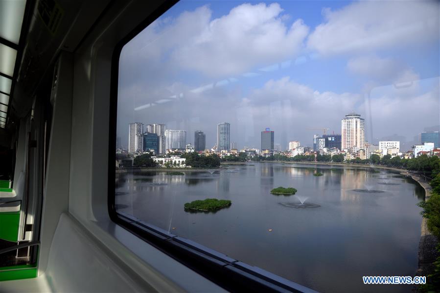 VIETNAM-HANOI-URBAN RAILWAY-TRIAL OPERATION