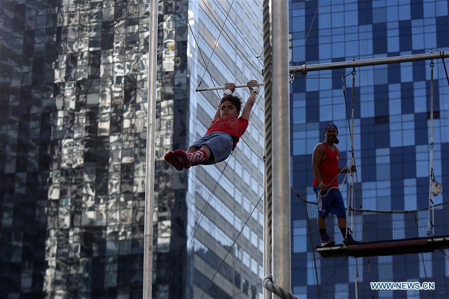 PHILIPPINES-TAGUIG-FLYING TRAPEZE SCHOOL