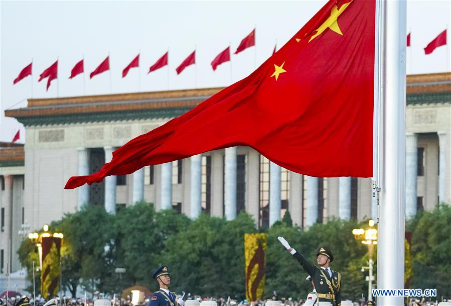 CHINA-BEIJING-NATIONAL DAY-FLAG-RAISING CEREMONY (CN)