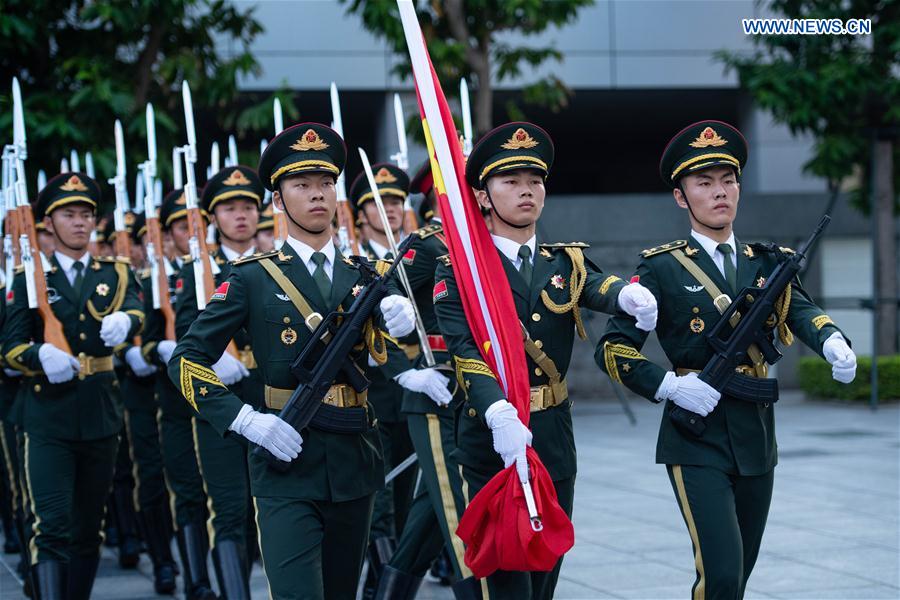 CHINA-MACAO-NATIONAL DAY-PLA-FLAG RAISING CEREMONY (CN)