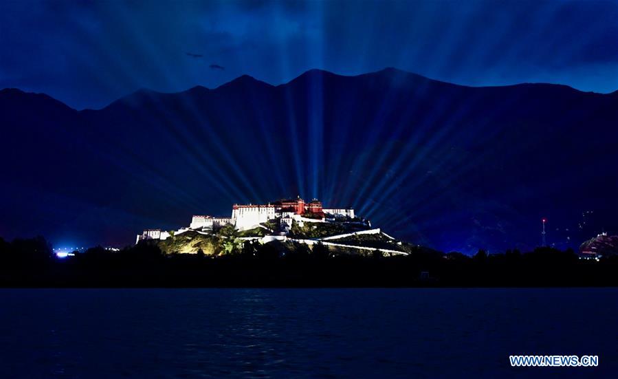 CHINA-LHASA-POTALA PALACE-LIGHT SHOW (CN)