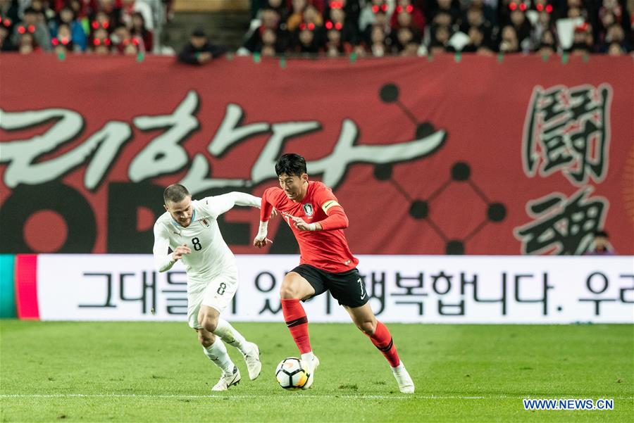 (SP)SOUTH KOREA-SEOUL-SOCCER-FRIENDLY MATCH-SOUTH KOREA VS URUGUAY