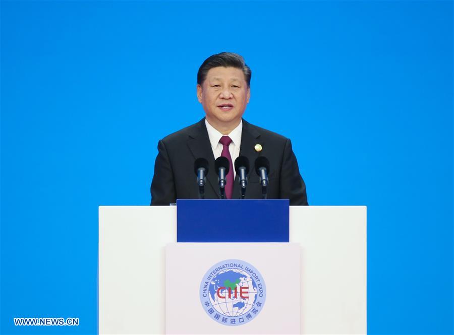 (IMPORT EXPO)CHINA-SHANGHAI-XI JINPING-CIIE-OPENING CEREMONY (CN)