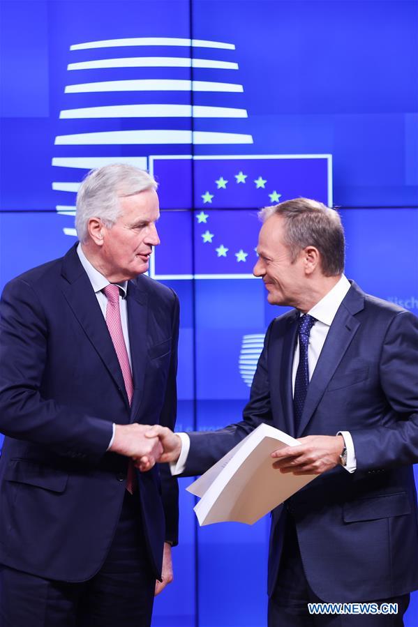 BELGIUM-BRUSSELS-EU-BREXIT-TUSK