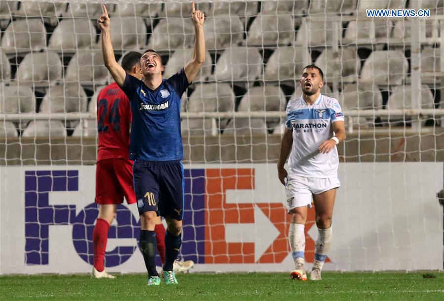 (SP)CYPRUS-NICOSIA-FOOTBALL-UEFA EUROPE LEAGUE-APOLLON VS LAZIO