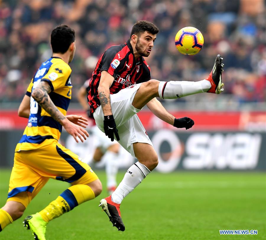 (SP)ITALY-MILAN-SOCCER-SERIE A-AC MILAN VS PARMA