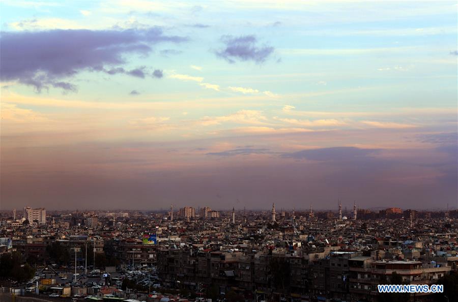 SYRIA-DAMASCUS-LAST SUNSET 2018