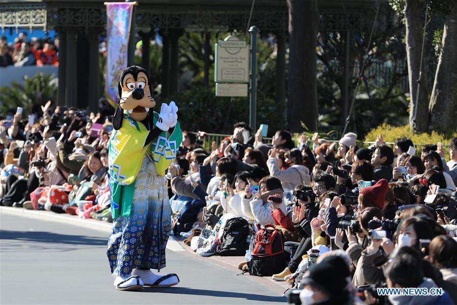 JAPAN-CHIBA-DISNEY-NEW YEAR-CELEBRATION