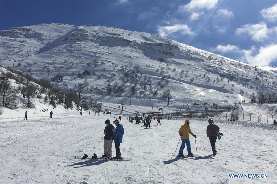 MIDEAST-GOLAN HEIGHTS-MOUNT HERMON-SNOW SPORTS