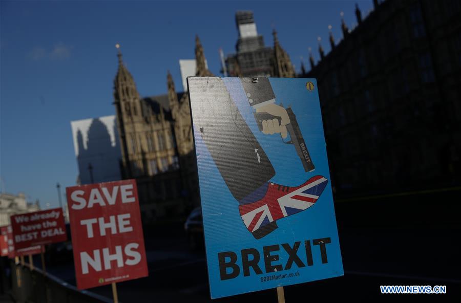 BRITAIN-LONDON-BREXIT-DEMONSTRATORS