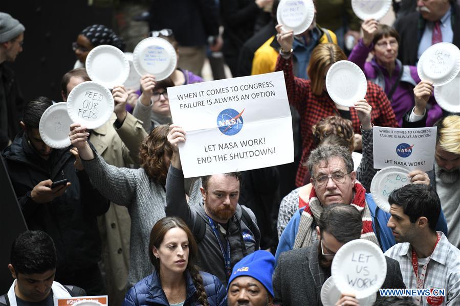 U.S.-WASHINGTON D.C.-PARTIAL GOVERNMENT SHUTDOWN-PROTEST