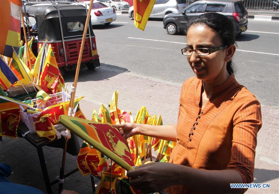 SRI LANKA-COLOMBO-INDEPENDENCE DAY-PREPARATION