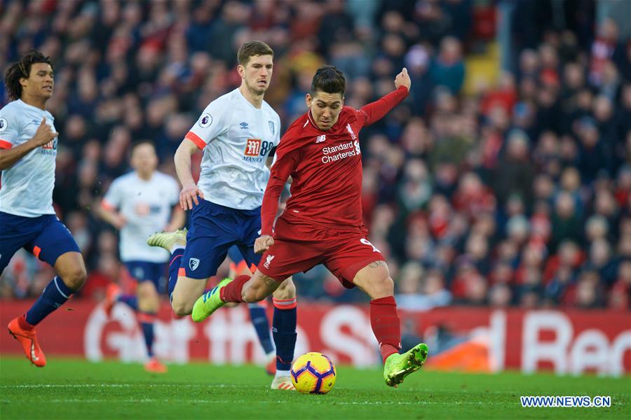 (SP) BRITAIN-LIVERPOOL-FOOTBALL-ENGLISH PREMIER LEAGUE-LIVERPOOL VS BOURNEMOUTH